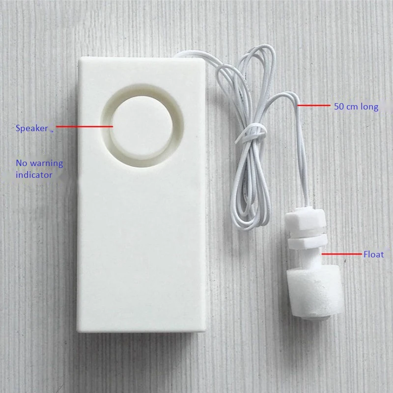 Water Level Alarm Water Leakage Detector Overflow Alarm Full Water Alarm 120 DB Security Alarm System