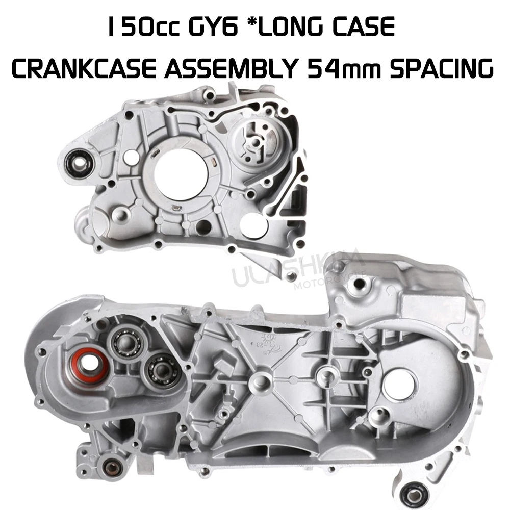 150cc GY6 125 150 cc LONG CASE CRANKCASE ASSEMBLY 54mm SPACING