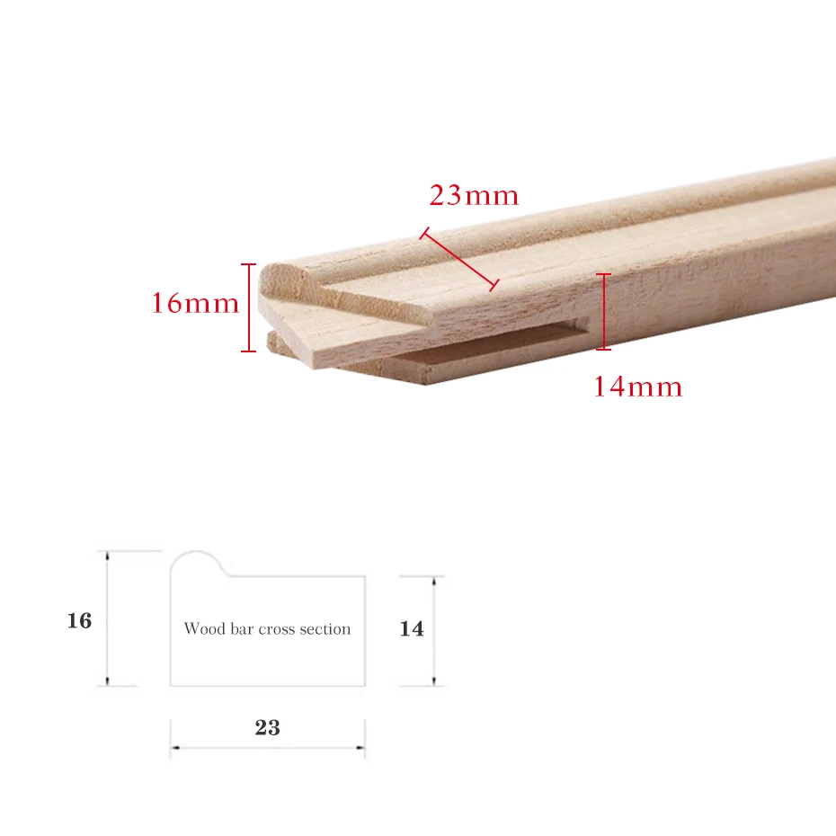 Wooden Picture Frame 30x40 40x60 50x70cm Natural Wood Wall Frame Stretcher Oil Diamond Painting Photo Frames Living Room Decor