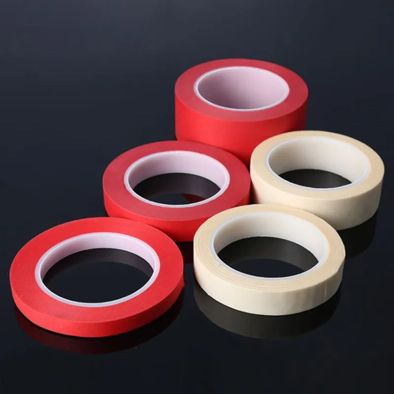 PET High Temperature Resistance Tape Insulation Red White Adhesive For Stoving Varnish/Spray Tin Electron Industry Dedicated