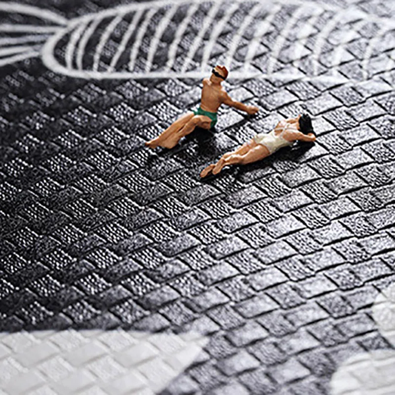 Creative Kitchen Mat Rug For Household Waterproof And Oil-proof Carpet Web Celebrity Non-slip Can Be Used To Scrub Floor Mats