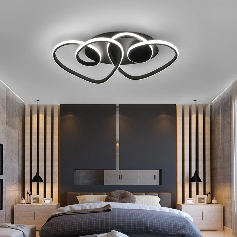 

LED Romantic Ceiling Lights for Bedroom baby room Kids room Light Heart Lamp shades kids ceiling lights indoor home Fixtures