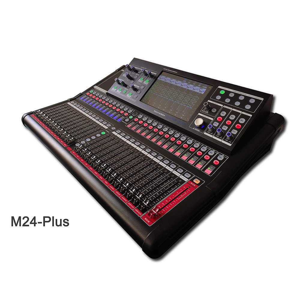 Paulkitson M24 Console Mixer Professionele Stage Performance 34 Kanaals Digitale Mixer Opname Mengen Dj Audio Sound Systeem