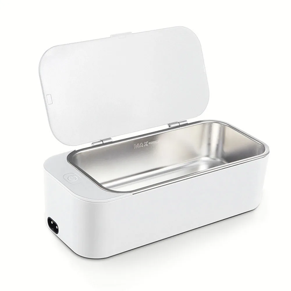 المنزل المحمولة بالموجات فوق الصوتية الأنظف حمام غير مرئية الموجات فوق الصوتية غسالة تنظيف آلة موجة خزان متكاملة مجوهرات نظارات الأقواس