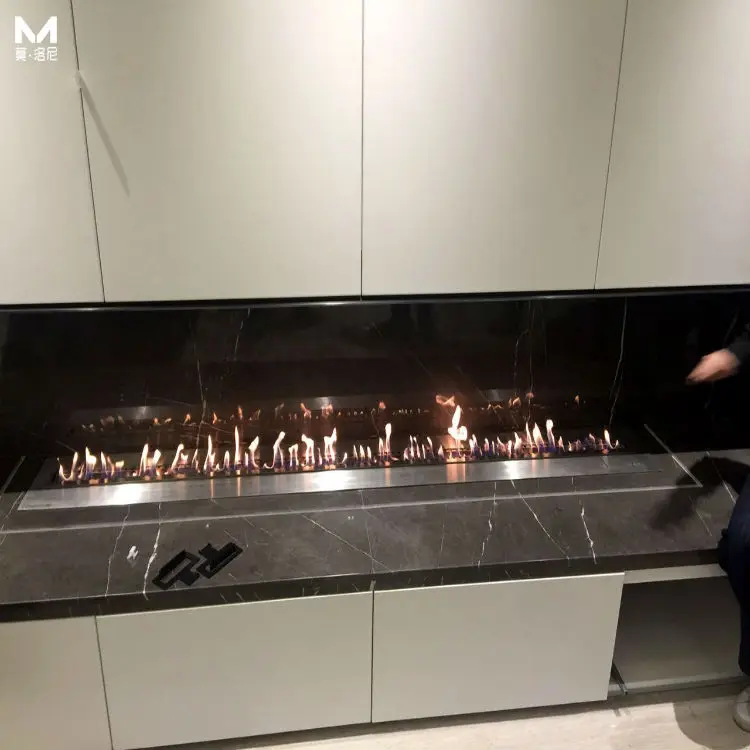 Inno-Fire  72 inch  remote control fire place linear ethanol fire place