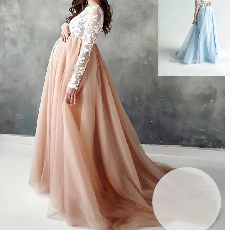 Maternity Dresses Real Photos Pregnant Women Evening Dress Long Sleeves Birthday Dress vestidos de fiesta de noche