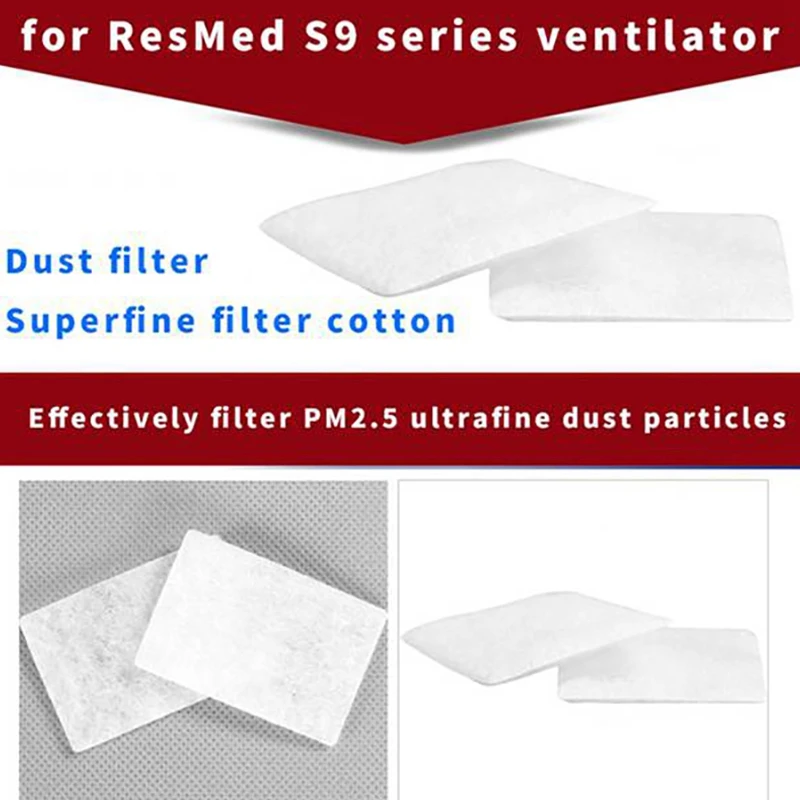 RISE-30Pcs Disposable Air Filters Premium Disposable Universal Replacement Filters for ResMed AirSense 10 AirCurve10 S9