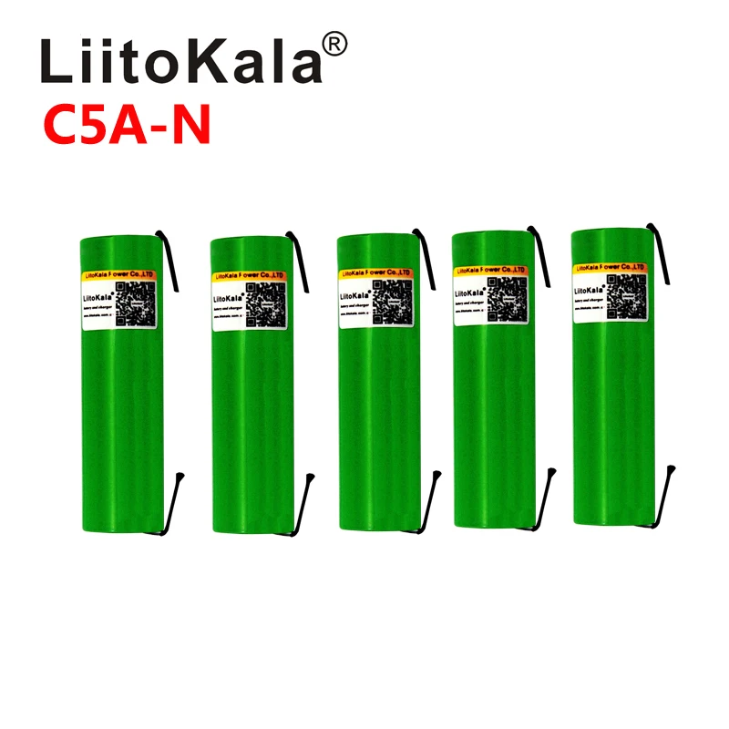 Liitokala C5A-N Max 40A impulsu 60A oryginalny 3.6V bateria 18650 akumulator VTC5A 2600mAh wysoki odpływ 40A baterii