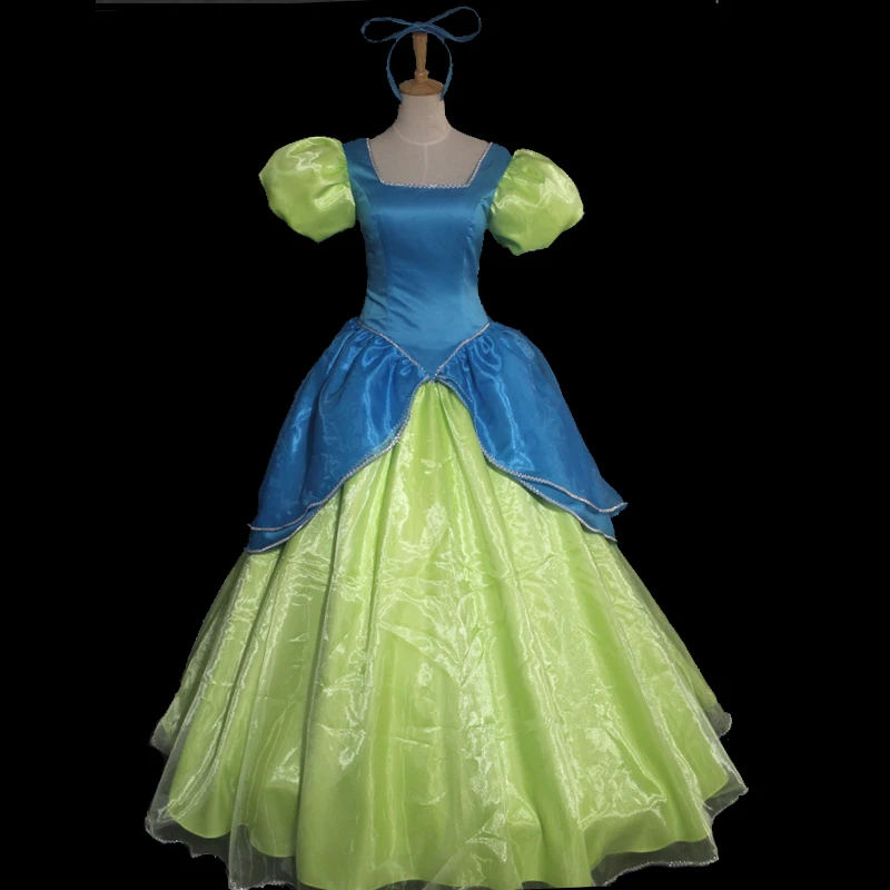 Cinderella Cosplay Costume Sister Drizella Princess Dress For Adult Women Girls Fancy Halloween Party Ball Gown Dresses