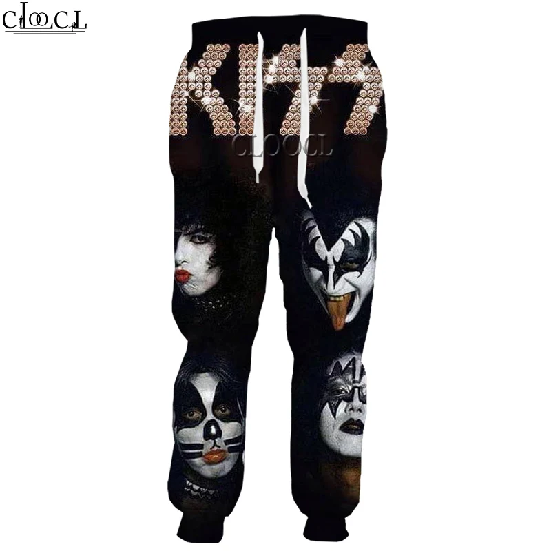 CLOOCL Newest Rock Singer KISS Band 3D Print Men Women Casual Fashion Trousers Autumn Hot Selling Pants Drop Shipping