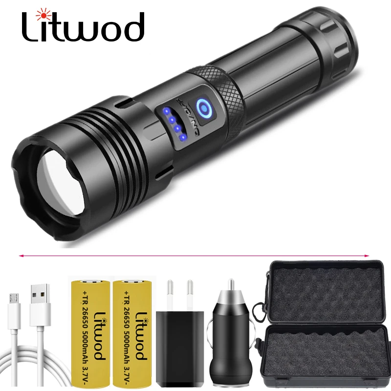 XHP90.2 4-core  Zoom XHP70.2 Aluminum Lantern Led Flashlight Power Bank Function Torch   Usb Rechargeable 18650 or 26650 Battery