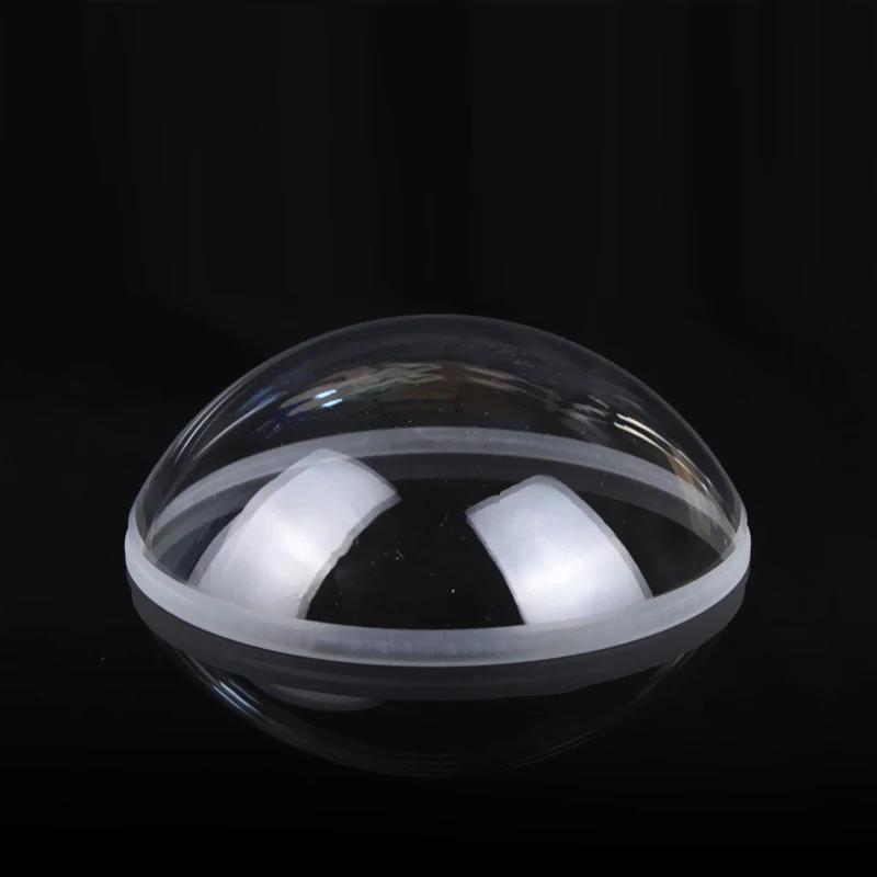 Vidro Óptico Bk7 Dome Lens para Luz Subaquática Monitoramento Câmera