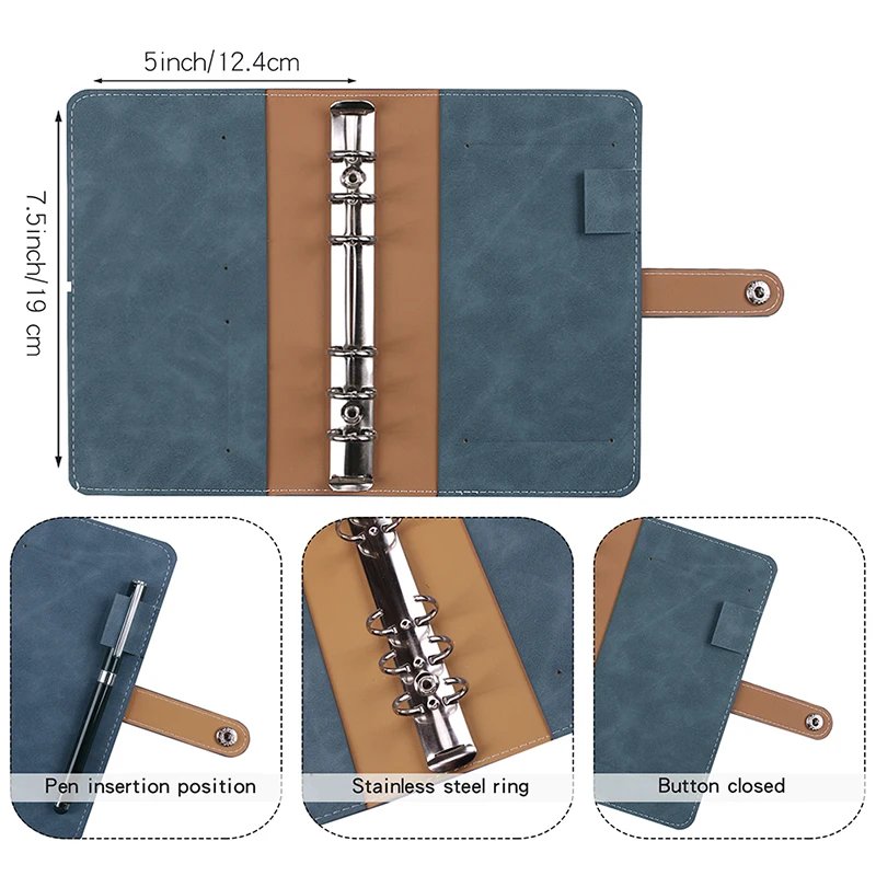 1 Set Binder Budget Planner Cash Amplop Binder dengan Budget Amplop A6 Pocket