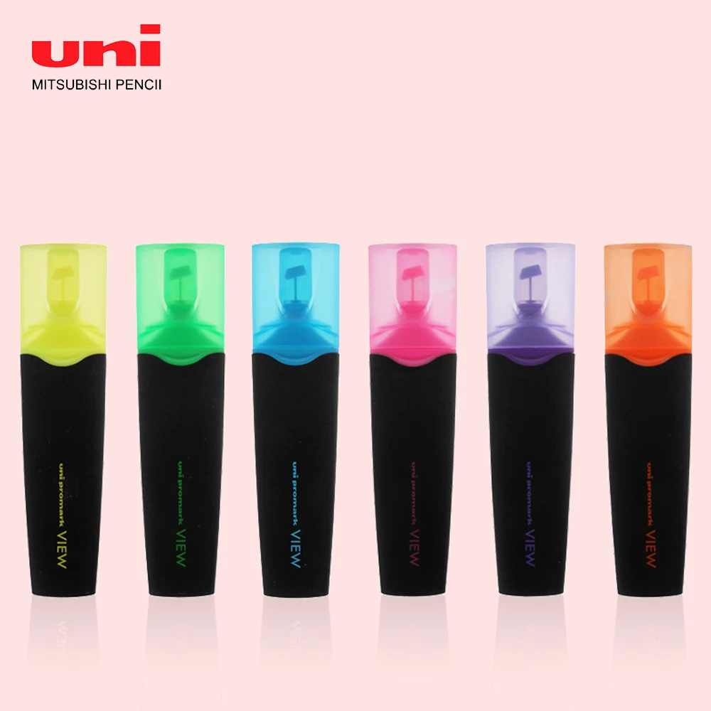 1pcs Japan UNI Perspective Fluorescent Pen USP-200 Windows Can Be Used for Students with Candy Color Thick Line Marker