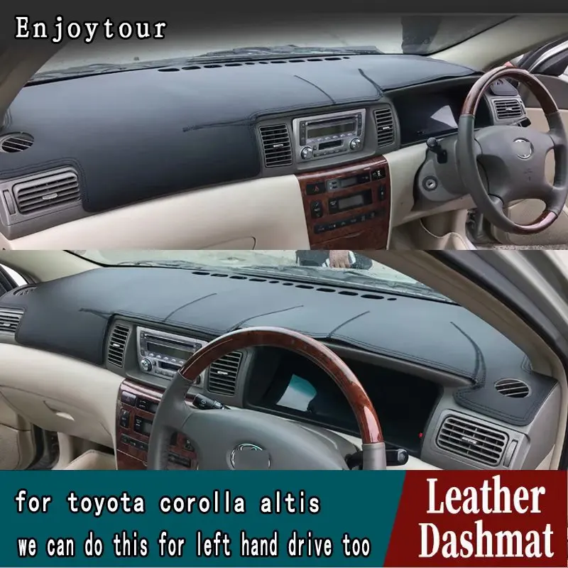 

For Toyota Corolla 2003 2004 2005 2006 Leather Dashmat Dashboard Cover Pad Dash Mat Carpet Car Styling Accessories Custom RHD