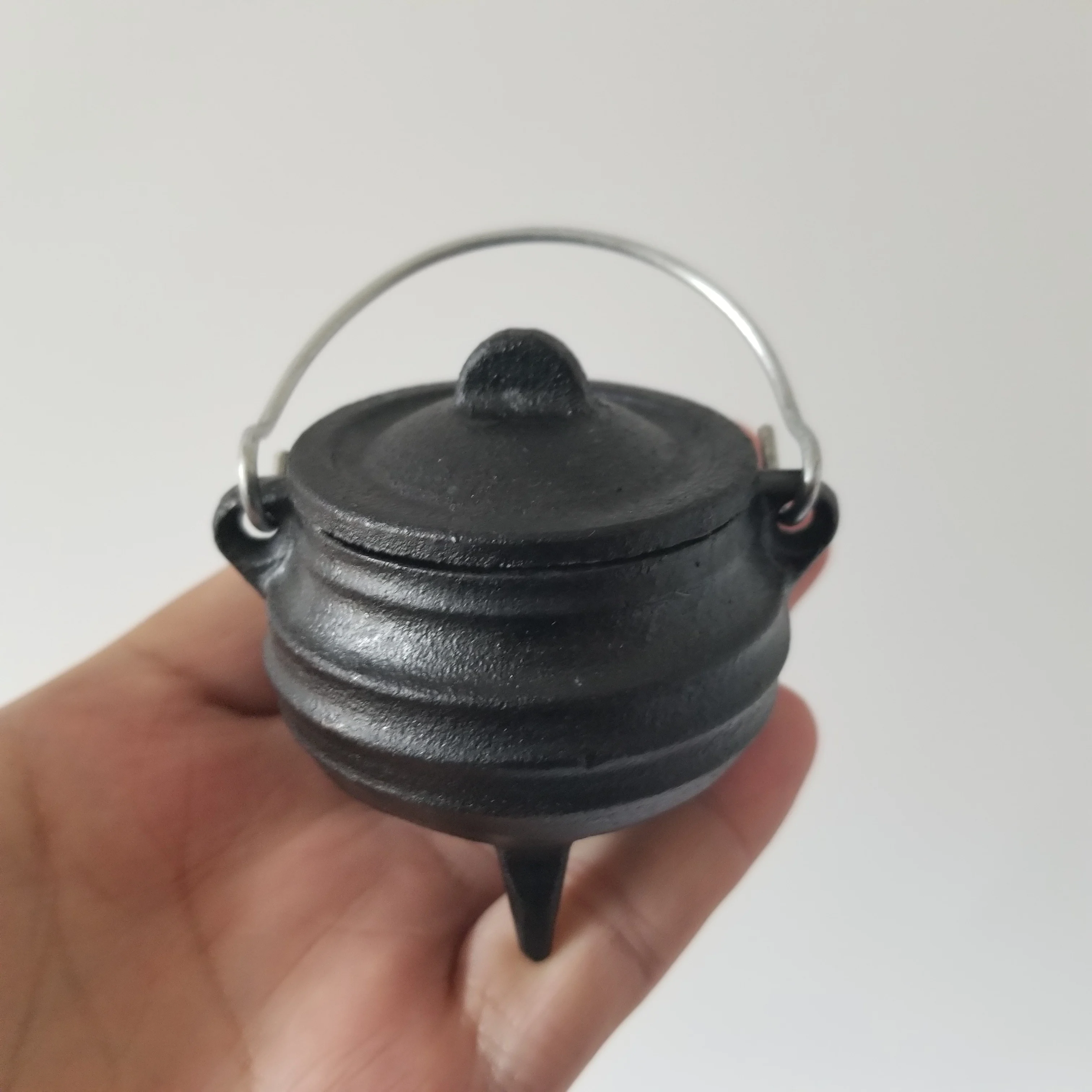 Mini Cast Iron Witch Cauldron For Halloween