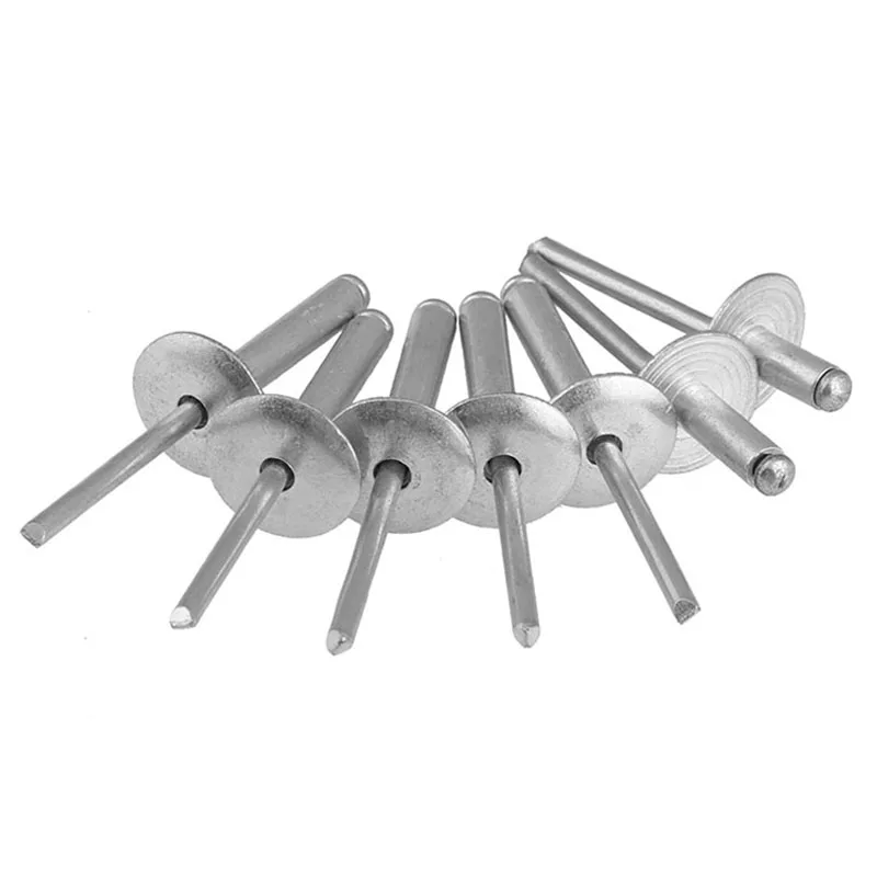 Duży Kołek Listkowy Śruba Kropelkowa Samozatrzaskowy Nit Aluminiowy Duży Kołnierz Otwarty Nit Puste Otwarty Kołek Dekoracyjny Nit Wyciągany Rebite