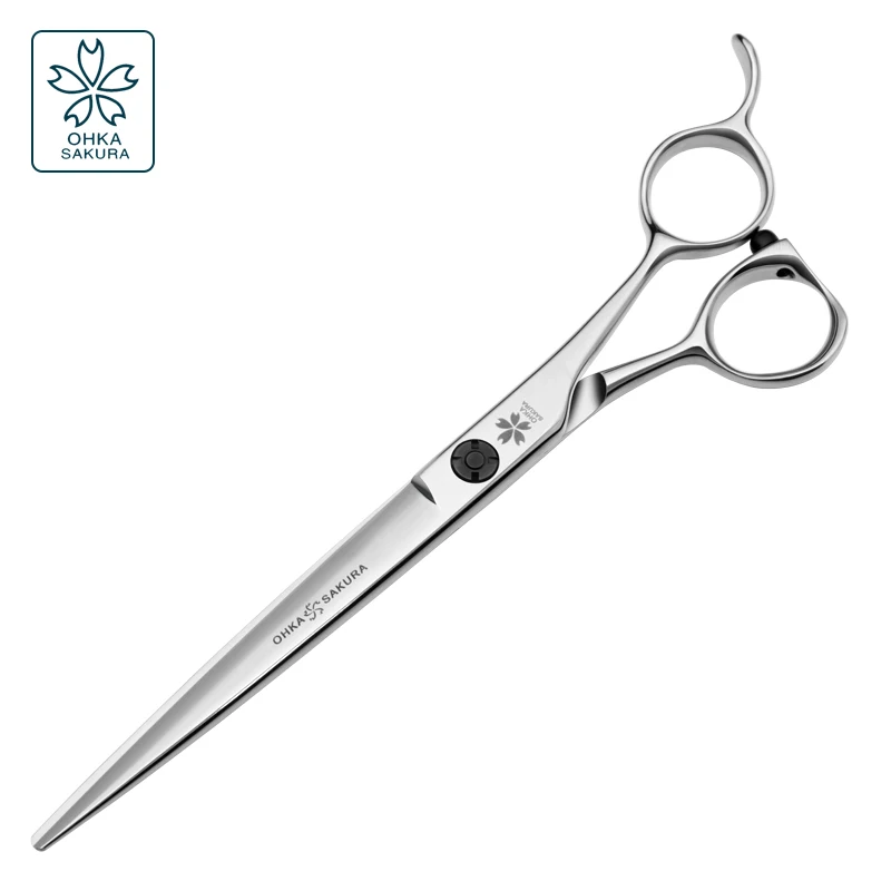 Master Level Pet Beauty Finishing Direct Shear 7.0 7.5 Inch Grooming Scissors Imported VG10 Material for Professional Pet Shops