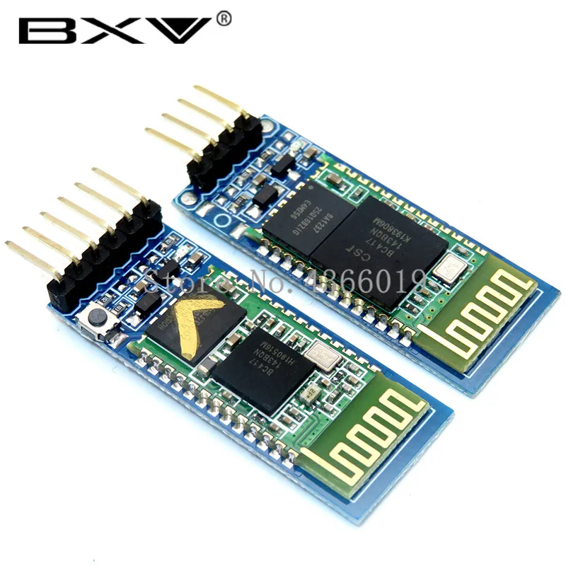 HC-05 HC05 Wireless Module For Arduino Serial 6 Pin Bluetooth / HC-06 4 Pin RF Receiver Transceiver Module RS232 Master Slave