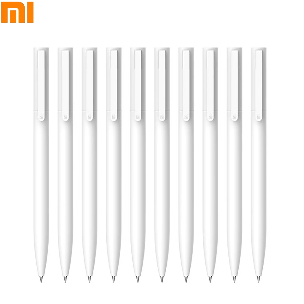 Original Xiaomi Gel Pen Mi Roller ручка caneta 0.5MM Black Ink REMEC Smooth Switzerland Refill stylo School Office Stationery