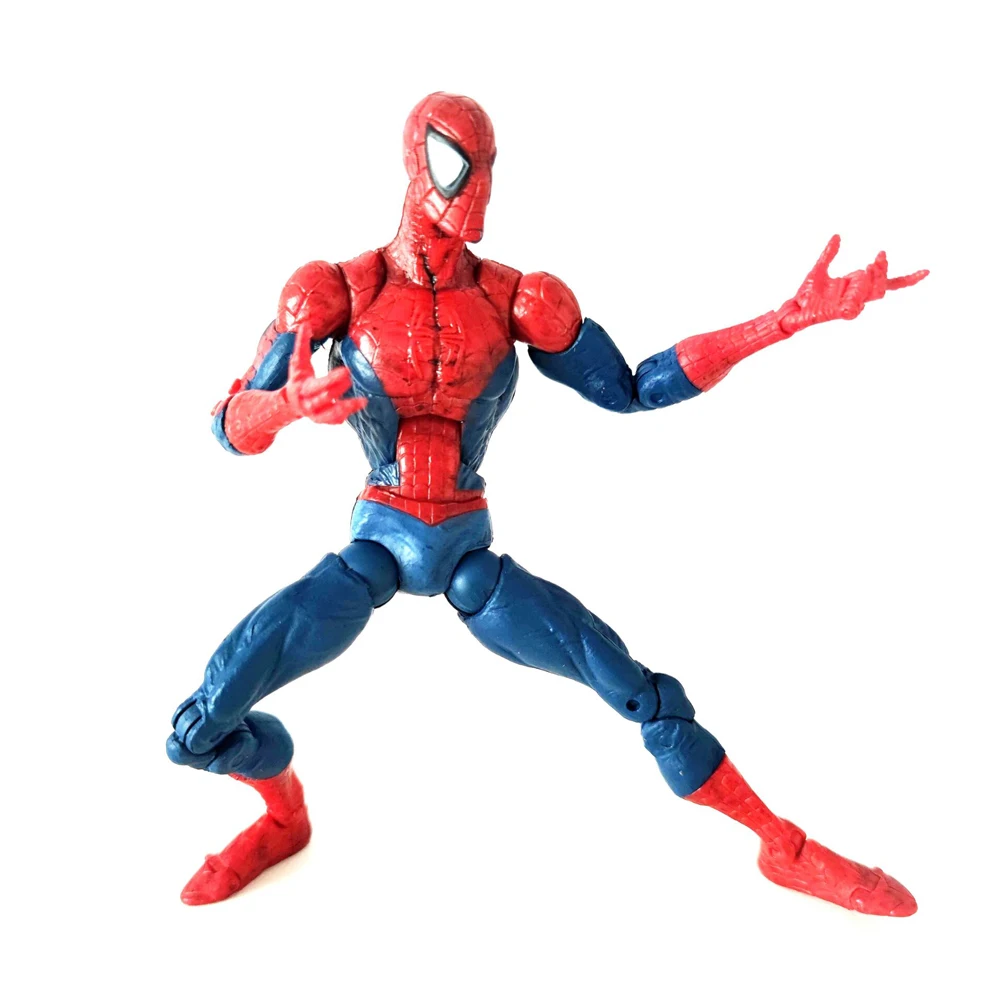 TOYBIZ スパイダーマン　ピーターパーカー　6インチアクションフィギュア Amazon.co.jp: 【箱イタミ】□トイビズ 映画 スパイダーマン ピーター