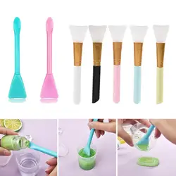 Multifunction Soft Silicone Brush Epoxy Resin Liquid Pigment Powders Mixing Tools Reusable Stirring Brush DIY Resin Craft Stir