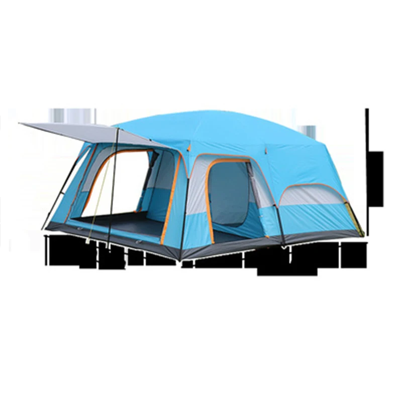 6 - 10 People Family Tour Hiking Picnic Rain-proof Mosquito-proof Wind-proof Camping Tent Outdoor  2 Rooms tent