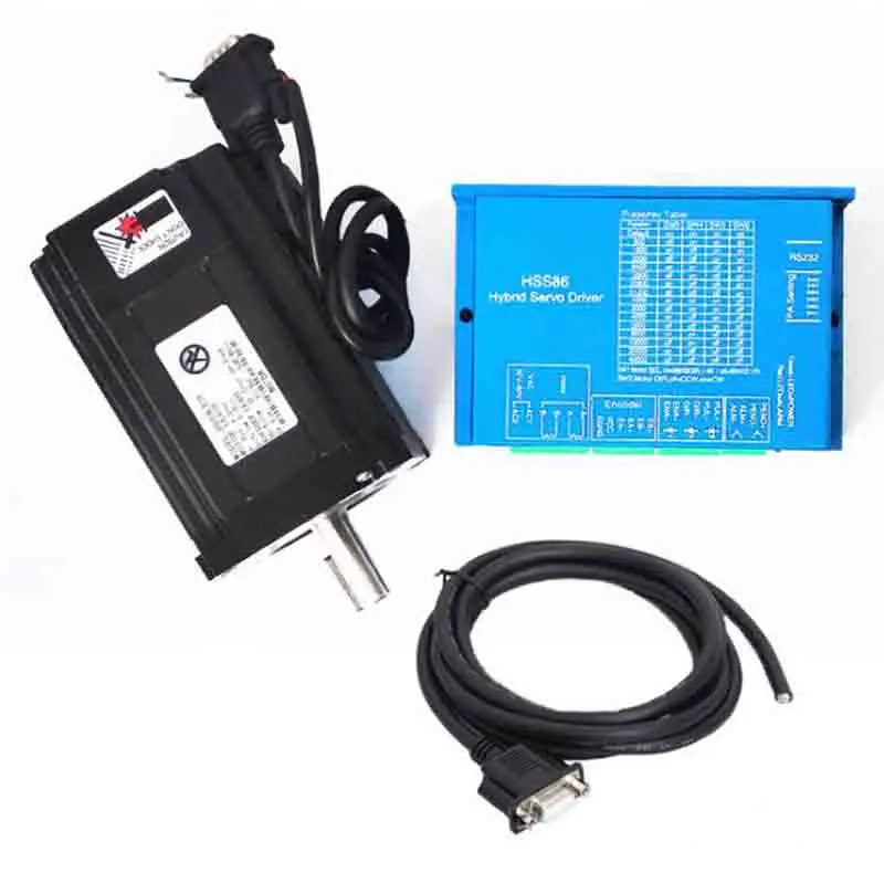86HSE8N-BC38 86 full closed loop high speed stepper motor 8N.m + HSS86 stepper driver kit