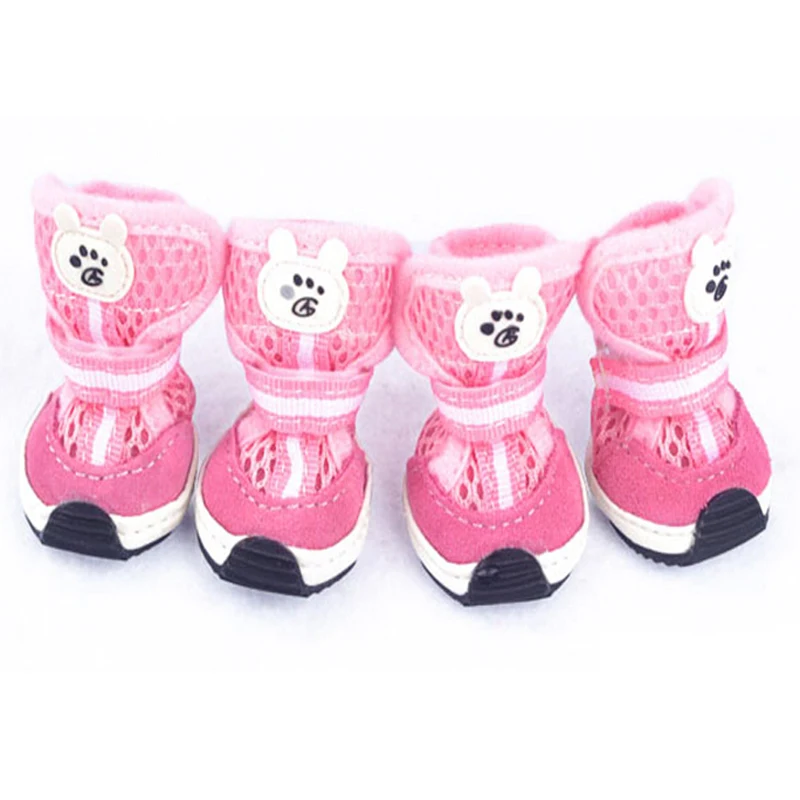 Cat Dog Shoes Cozy Cute Breathable Shoes Small Dog FashionPuppy Red Fashion Boots Breathable Shoes Pet Supplies