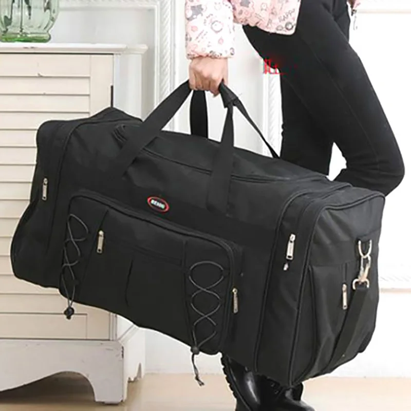 Waterproof Extra Large Capacity Folding Travel Bags Men's Women's Hand Luggage Overnight Bag Sports Weekend Bag Packing Cubes