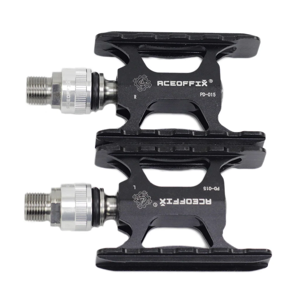 Aceoffix Ultralight Bicycle Pedals for Brompton, JAVA Fnhon, Quick Release Adaptors Pedal for MKS, Eazy Pedals