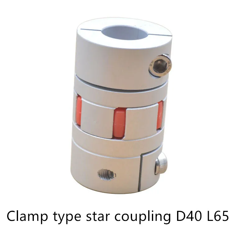 LINK CNC Aluminium Alloy D40 L65 Shaft Coupling Jaw Flexible  Plum coupling Spider Coupler Inner hole 10 to 20 mm