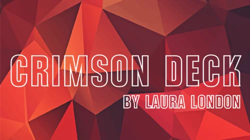 Crimson Deck (Gimmicks and Online Instructions) by Laura London and The Other Brother Magician Close up Magic Tricks Illusions