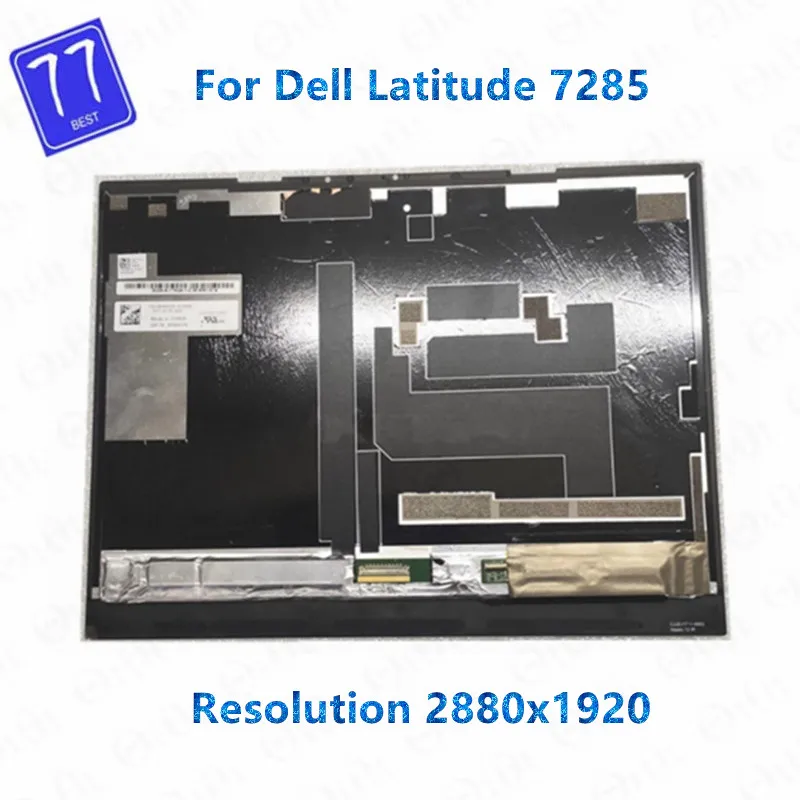 Original 12.3 polegada para dell latitude 7285 2-em-1 tablet tela de toque led display lcd assembléia 29f2k hw8yn lq123z1jx31