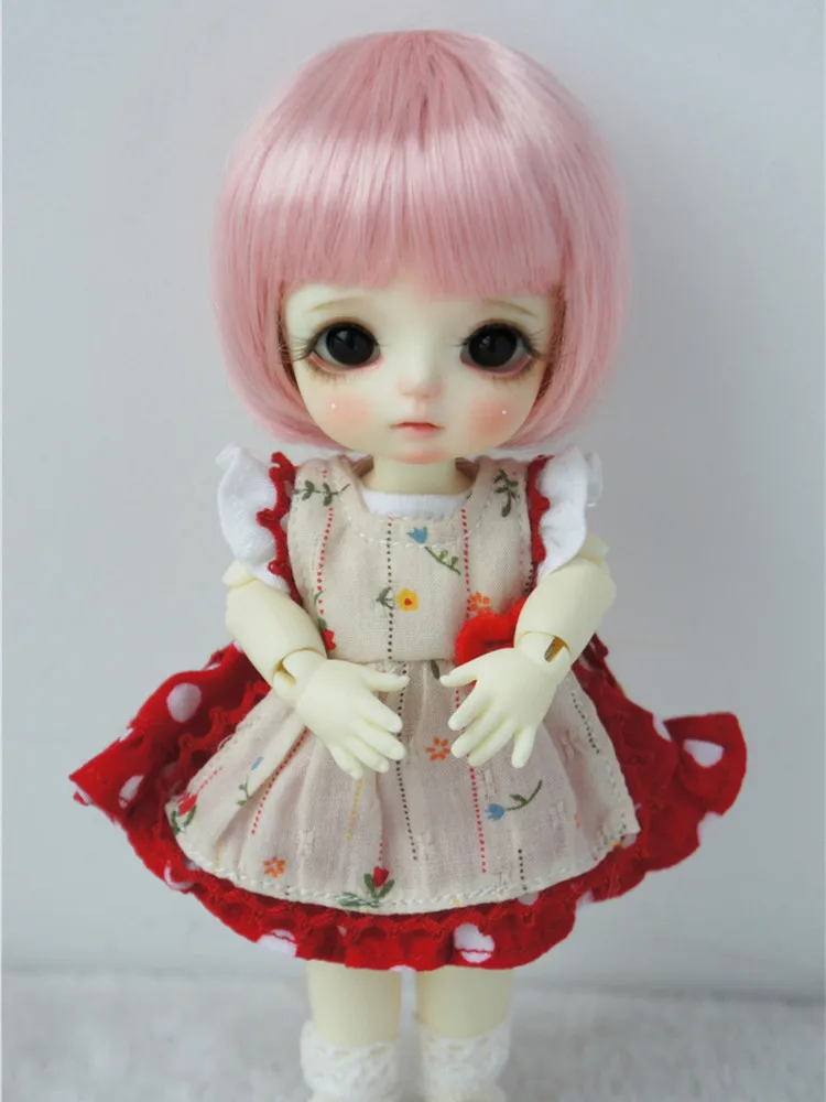 

Jusuns OB11 Doll hair JD256 5-6inch 13-15CM Short BOBO Cut Synthetic mohair BJD wig Lati yellow 1/8 Doll Accessories