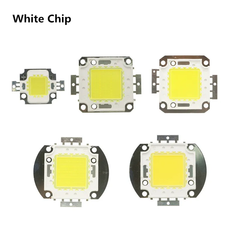 Real Full Watt 10W 20W 30W 50W 100W High Power COB LED lamp Chips Bulb + Waterproof LED Driver For DIY Floodlight Spot light