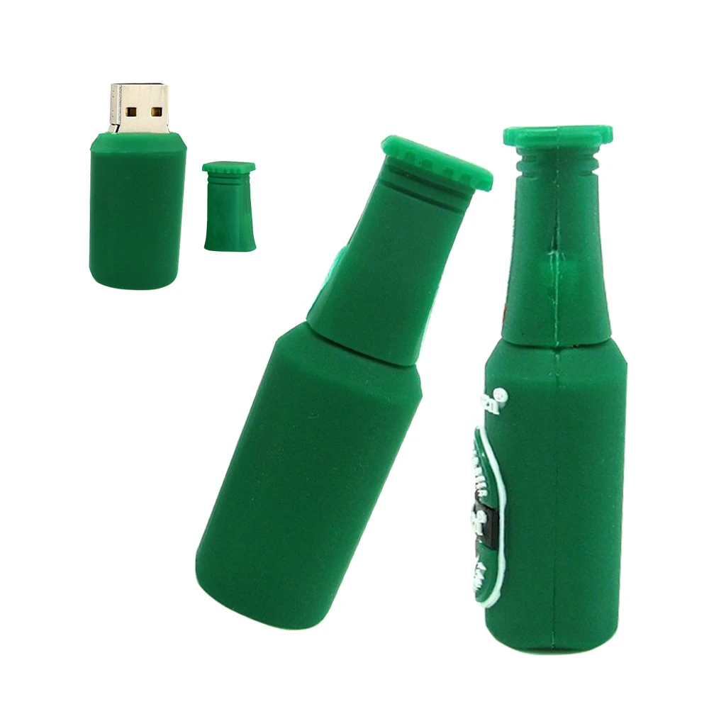 

Usb-накопитель Beer Memoria 256 ГБ, 128 ГБ, флеш-накопитель 64 ГБ, 32 ГБ, 16 ГБ, 8 ГБ, 4 Гб, бутылка, карта памяти, Флеш накопитель U-диск