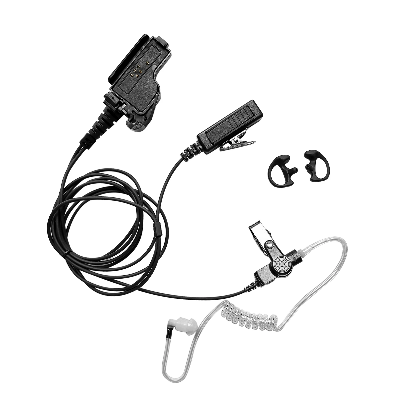 Acoustic Tube Surveillance Headset, Single Wire Earpiece with Reinforced Cable for Motorola Radios