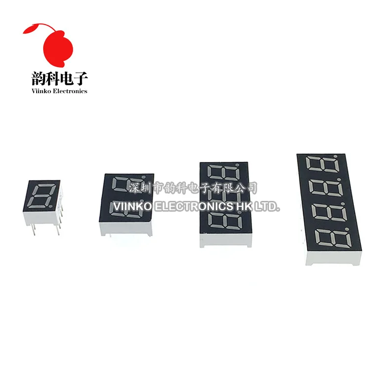 

5pcs 0.4inch LED display 7 Segment 1 Bit/2 Bit/3 Bit/4 Bit Digit Tube Red Common Cathode / Anode Digital 0.4 inch 7segment