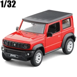 1:26 New Suzuki Jimny Off-Road SUV Alloy Car Model Diecast Metal Vehicle High Simulation Sound Light Collection Kids Toy Gift