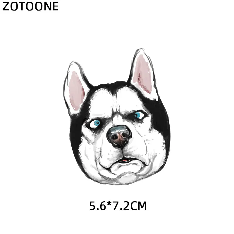 ZOTOONE Animal Patch Dog Cat Bear Iron on Transfers for Clothing Heat Transfers Applications DIY T-shirt Appliques Stickers E