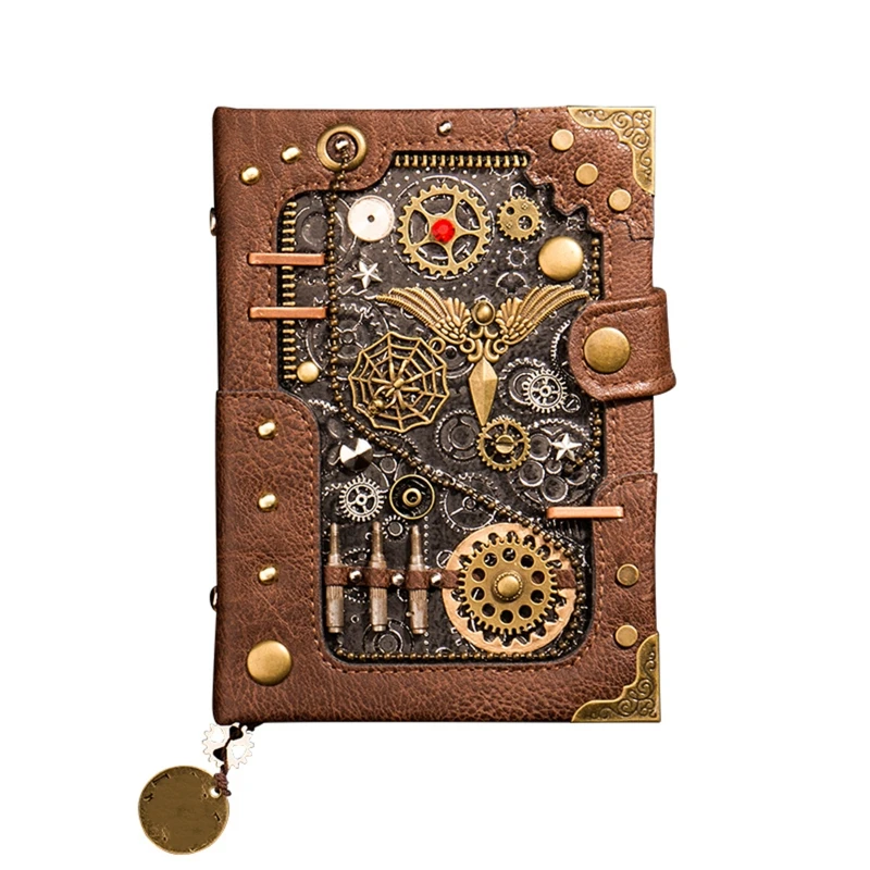 

Steampunk Gear Retro Notebook Artwork Level Handmade Exquisite Novelty Gift 16 12cm