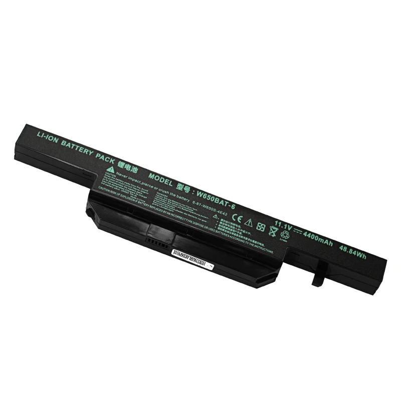 Golooloo 11.1V 4400MaH laptop battery for Clevo W650BAT-6 w650bat 6 K610C-I5 G150SG K650D K750D G150TC G150MG K4 K5 P4-I54572d1