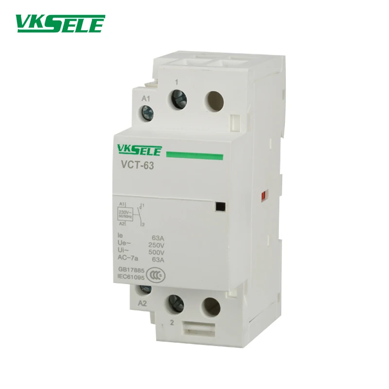 BCH8/VCT 40A VCT-40 BCH8-40 Haushalts Magnetische 24v 1P 1NO oder 1NC Modulare Arten Von Schütz