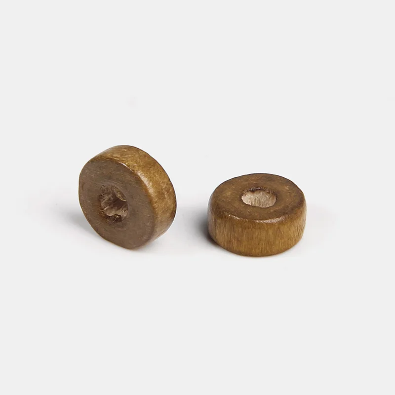 10-20g Natural Wooden Beads Round Flat Cylinder Square Wooden Prayer Beads for DIY Necklaces Bracelets Jewelry Making Supplies