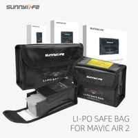 For DJI AIR 2S LiPo Safe Bag Explosion-Proof Protective Battery Storage Bag for DJI Mavic Air 2 Drone Accessories