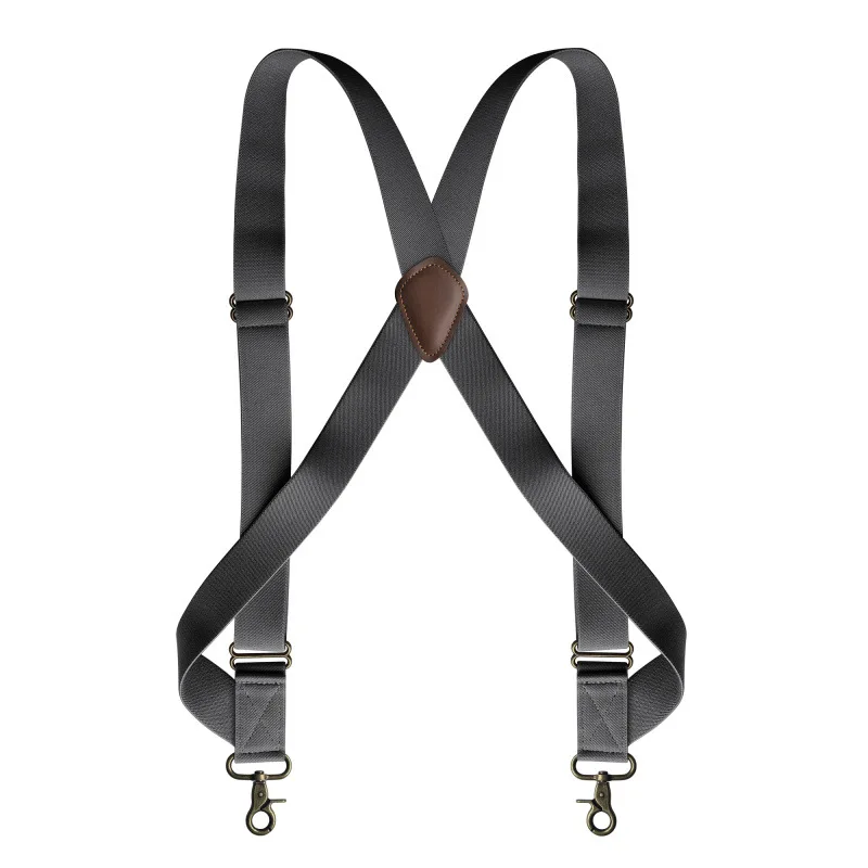 New Men's Suspenders Braces Hunting Hook Suspenders Adult Suspensorio Tirantes Hombre Bretelles Motorcycle Suspenders Strap