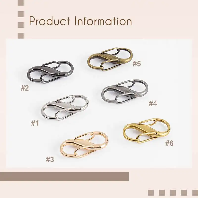 5 /10 pz borsa a catena regolazione fibbia cinturino fibbia borsa lunghezza catena regolatore accorcia catena riparazione pacchetto fibbia accessori