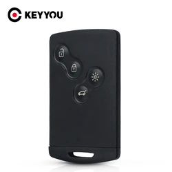 KEYYOU Remote Smart Card Chiave Dell'automobile Borsette per Renault Megane 3 clio 4 Koleos Scenic laguna 4 Pulsante di Auto A Distanza chiave Borsette