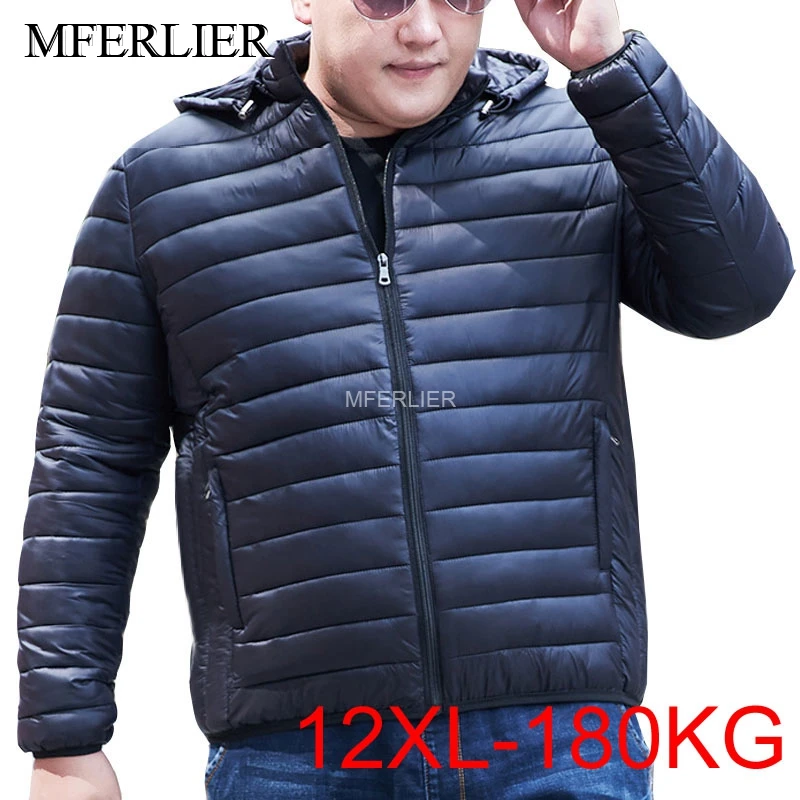 Jesień Zima Duży Rozmiar 180kg 12XL 13XL Kurtki Męskie 11XL Biust 175cm Płaszcz Plus Size